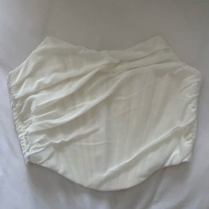 White Bustier Top